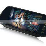 7" Universal 16:9 Touch Key Mirror Monitor Custom Rear View Mirror thumbnail-2