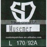 Custom Woven Labels Low Minimum Quality Badge for Clothing Pants Quality Choice