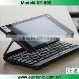 8.9 inch rotated laptop computer,touched screen laptop computer,tablet with keyboard