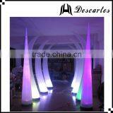 Outdoor Triangle Shaped Decorative Pillars/inflatable LED Light Cone for Promotional thumbnail-2