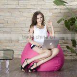 Tear Drop Shaped Solid Color Bean Bag Sofa Chair Or Pouf thumbnail-1