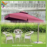 Deluxe aluminum cantilever patio umbrellas