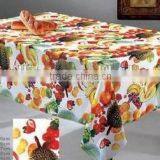 Transfer Print Design 100% Polester Table Linen From Manufacturer