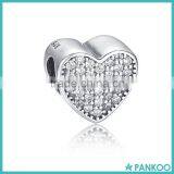 Custom 925 Sterling Silver European Heart Charms With Photo thumbnail-3
