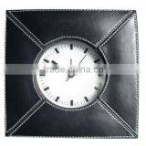 Leather Clock With Alarm thumbnail-1