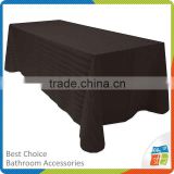 Hot Sale Polyester Black Tablecloth