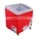 Small Ice Cream Freezer Ice Cream Chest Freezer Single Glass Top Door Freezer thumbnail-4
