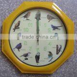 bird sounds clock with radio control