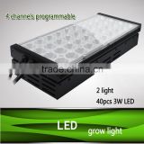 DSunY for plant growth auto dimmable led grow light 180w with 4 channels programmable