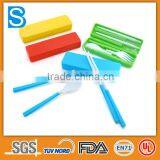 Customize Logo and Color Portable Folding Travel Cutlery Set thumbnail-1