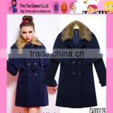 2015 Top Quality Doll Collar Warm Overcoat Wholesale Autumn Winter Casual Korean Style Overcoat thumbnail-2