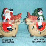 Ceramic Reindeer Candle Holder thumbnail-1