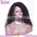22 Inches Malaysian Deep Curly Hair Long Side Part Thin Skin Silk Base Full Lace Wig thumbnail-1