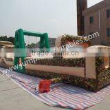 Military Inflatable Obstacle Course 2015 Giant Children Inflatable Playground Challenge Bouncing for Adults