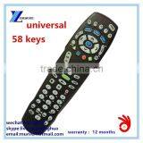 ZF High Quality Black 58 Keys Universal Remote Control for DVD/TV/VCR thumbnail-1