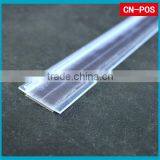 Supermarket Plastic Shelf Rail With Magnet Tape