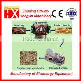 Log Debarker and Disc Wood Chipper Combination Perfect for Paper-making Plant
