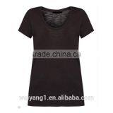 Flecked Cotton-Blend T-Shirt Woman Summer Cool T Shirt thumbnail-6