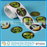 Puffy Logo Self Adhesive Sticker Paper