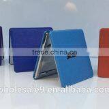 Square Pu Leather Folding Cosmetic Mirror thumbnail-1