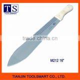 Steel Matchet (sugarcane Knife) M212 With Wood Handle on Hot Sale thumbnail-2