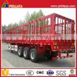 3 Axle 40ft Bulk Cargo Transport Side Door Fence Semi Trailer New or Used Farm Box Truck thumbnail-4