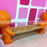 Customised Hand Lay up FRP Public Chair thumbnail-2