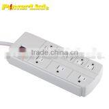 H80133 UL/CUL 8 Outlet Power Strip With Surge Protectors / Power Bar / Power Sockets