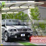 DIY Easy Installation Cantilever Aluminum Carport With Arched Roof thumbnail-4