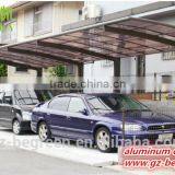 White Metal Frame 2 Car Garage With Polycarbonate Sheet thumbnail-2