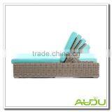 Audu Seattel Wicker Outdoor Sun Lounger thumbnail-4