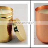 Brass Candle Jar Copper Candle Jar With Lid thumbnail-1