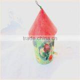 Customized Small Hanging Manufacturer Decorated Eco-friendly Wooden Bird House thumbnail-2