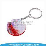 Fashion Sublimation Keychain Custom Rfid Key Fob Waterproof Ring Epoxy thumbnail-1