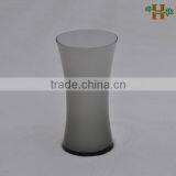 Black and White Thin Waist Glass Color Vases thumbnail-5