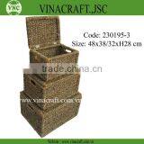 Wicker Hamper Basket for Sale thumbnail-1