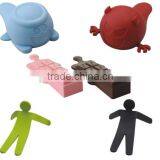 Different Shape Cute Rubber Doorstop Funny Glass Shower Door Stop thumbnail-2