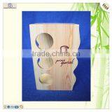 Burned Red Color Logo Pine Wooden Condiments Shelves Holder thumbnail-1