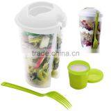 Fruit Salad Container Salad To Go Cup With Fork thumbnail-1