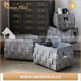 Durable and Eco-friendly Felt Storage Basket thumbnail-3