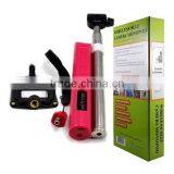 2014 Factory Supply Self Timer Bluetooth Selfie Stick Monopod With Zoom for Iphone and Andriod thumbnail-1