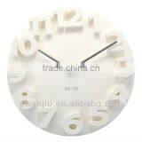 Supply Creative Fashion Three-dimensional Digital Wall Clock