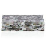 High Quality Best Selling Black Mother of Pearl Rectangle Box thumbnail-1