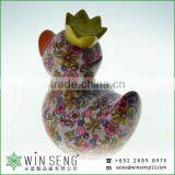 Lovely Design Ceramic Duck Shaped Coin Bank for Sales thumbnail-3
