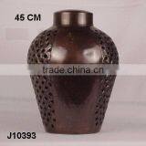 Brass Lamp With Patina Finish thumbnail-1