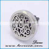 Essential Oil Car Diffuser, Stainless Steel Aromatherapy Diffuser for Traveling, Car Vent Clip Diffuser, Car Freshener Clip thumbnail-2