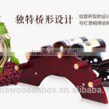 Best Quality Round Handmade Wooden Wine Rack for Six Bottles High Quality Amazing Wood Rack With Wood Wine Stand thumbnail-3