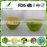 Hot Sell Eco Bamboo Fiber Double Color Bowl thumbnail-2