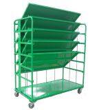 Supermarket Cargo Transport Security Roll Container Galvanized