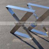 Furniture Accessories Flat Steel Black Iron 16 Inch Coffee Table Leg thumbnail-4